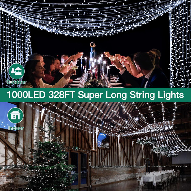 1000 outdoor fairy lights on sale